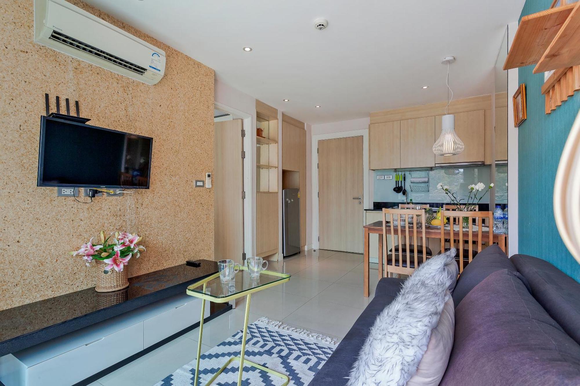 Grande Carribean L Family Stay L Pattaya L Luxury Views & Comfort الغرفة الصورة